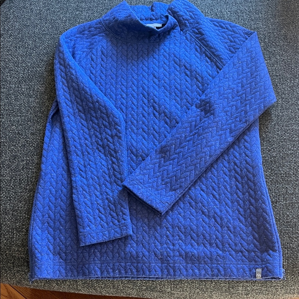 Talbots T by Talbots quilted shirt
